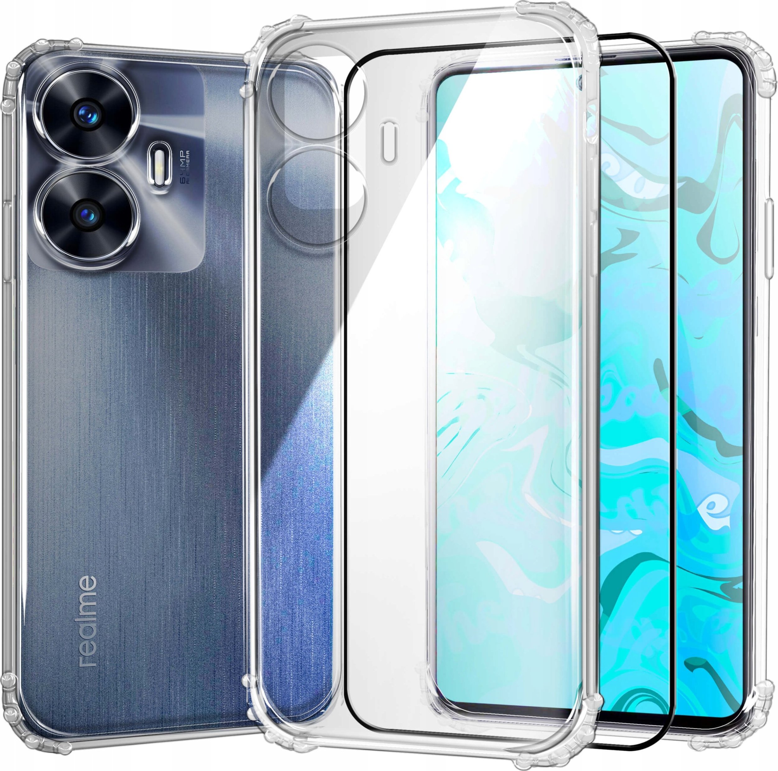 Hello Case ETUI PANCERNE DO REALME C55 | CASE SILIKON GUMOWE SLIM ANTI SHOCK