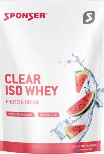 Sponser Odżywka SPONSER CLEAR ISOLATE WHEY Arbuz Worek 450g (NEW 2025)