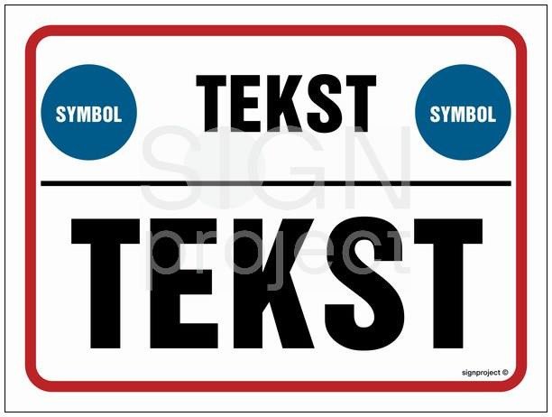 ZN034 - Znak na zamówienie Wzór B-022 1000x750