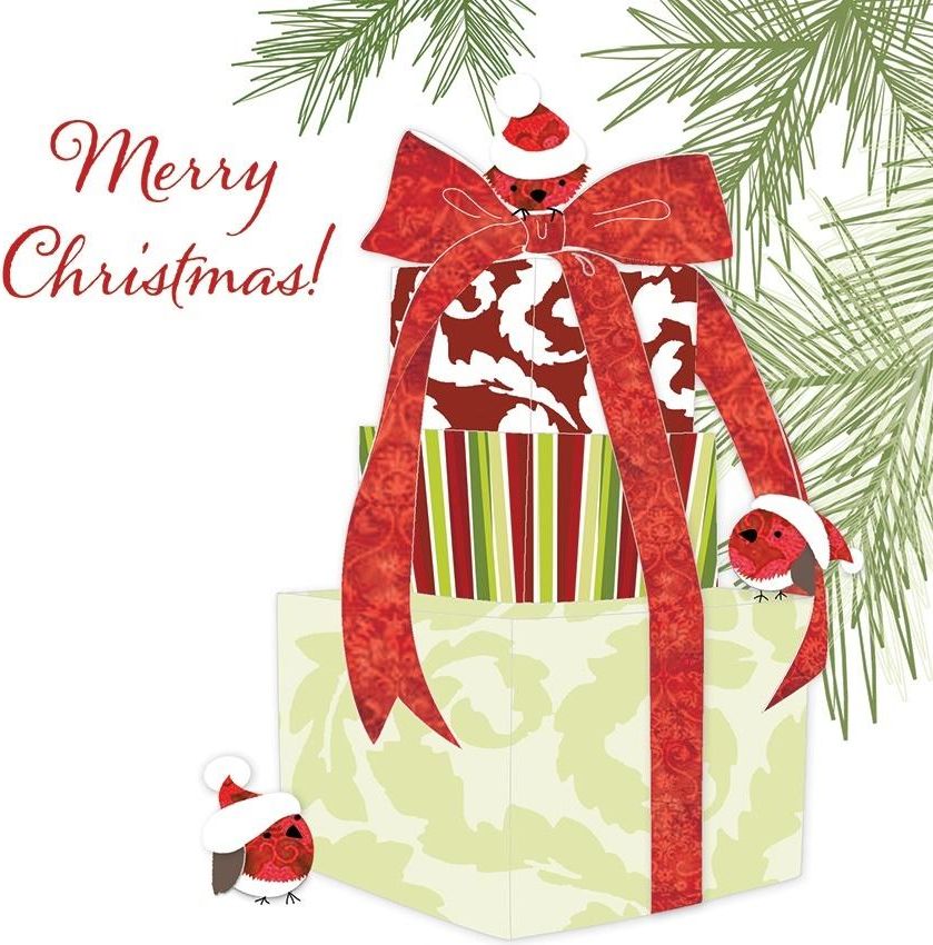 Clear Creation Karnet Swarovski - kwadrat. Święta Prezent