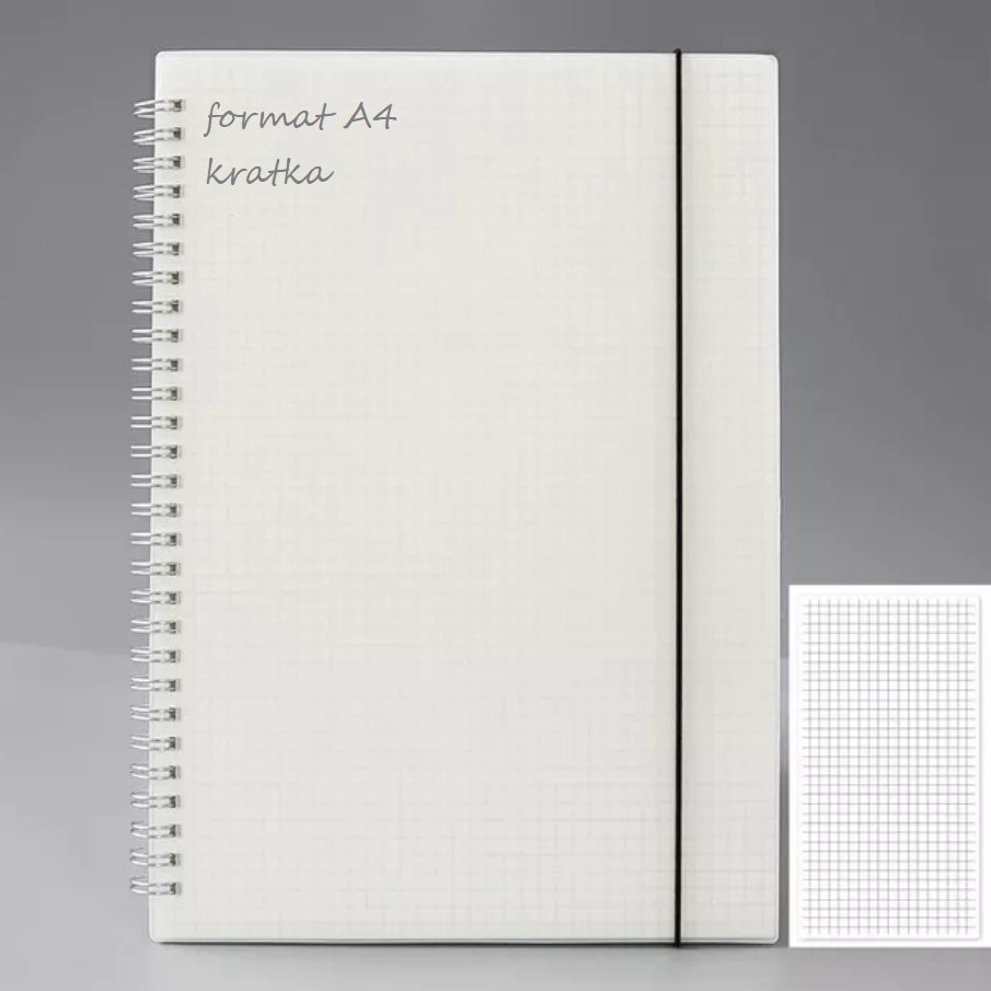 myHomelife Notes zeszyt na spirali A4 kratka 80k.