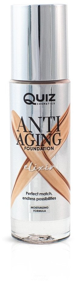 QUIZ COSMETICS_Anti Aging Foundation podkład nawilżający wzbogacony Witaminą E Natural 30ml