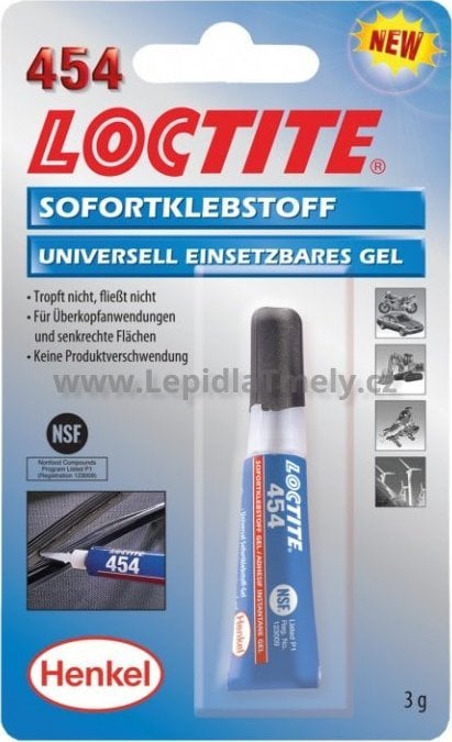 Loctite Loctite 454 klej cyjanoakrylowy błyskawiczny-żel 3g