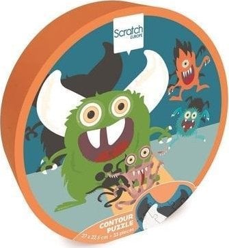 Puzzle 33 konturowe Stworki