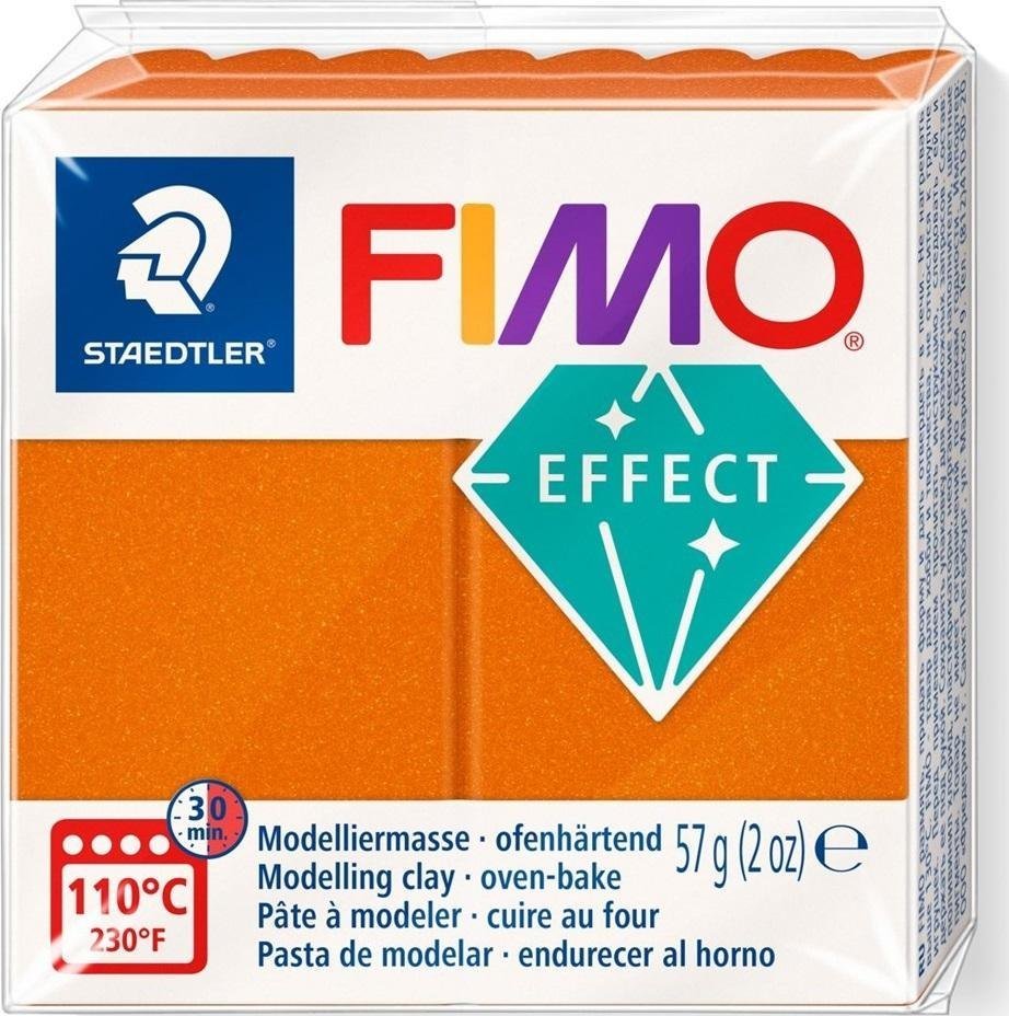 Masa termoutwardzalna Fimo 57g pomarańcz metal