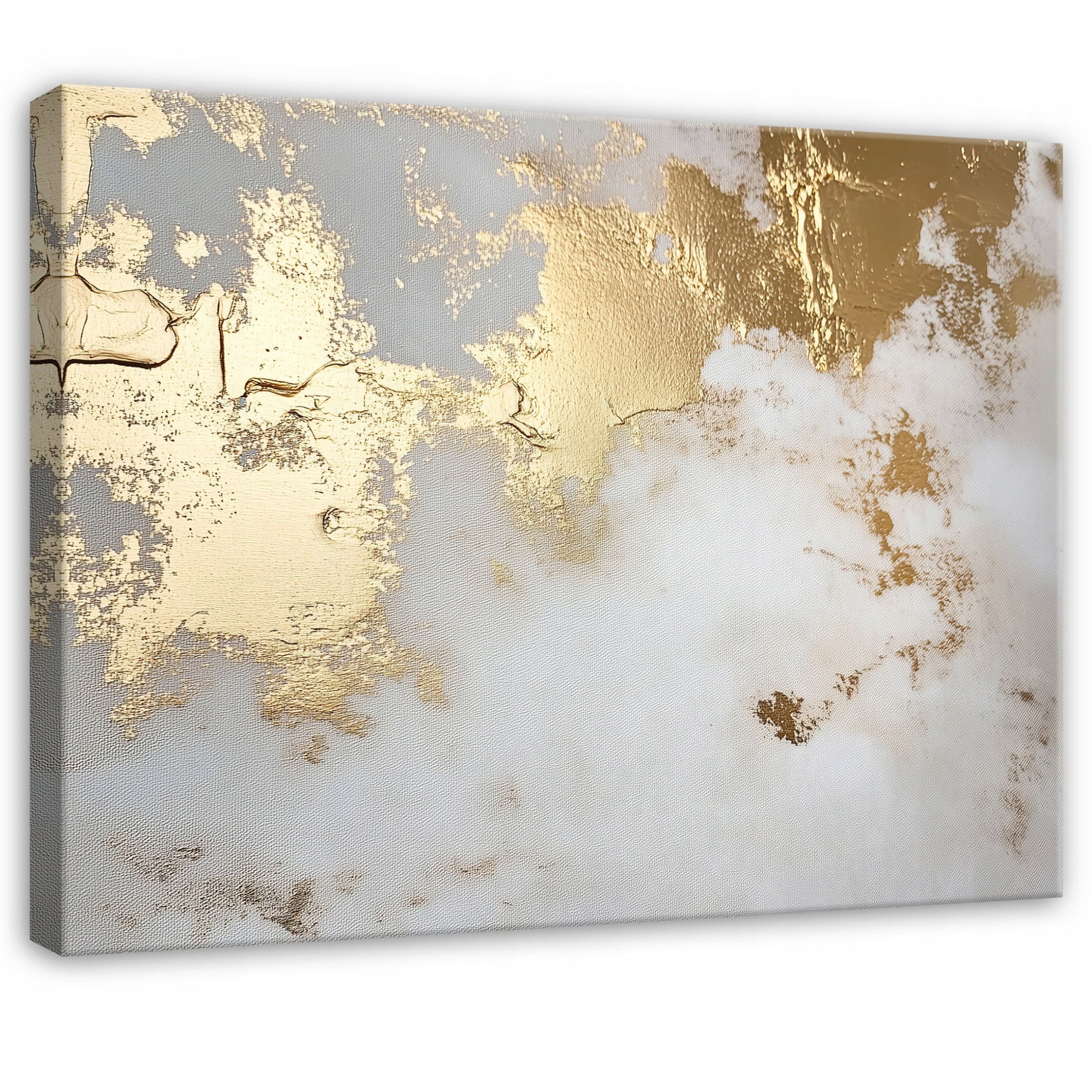 OBRAZ NA PŁÓTNIE ŚCIANĘ ABSTRAKCJA ZŁOTO DO SALONU SYPIALNI KUCHNI 100x70