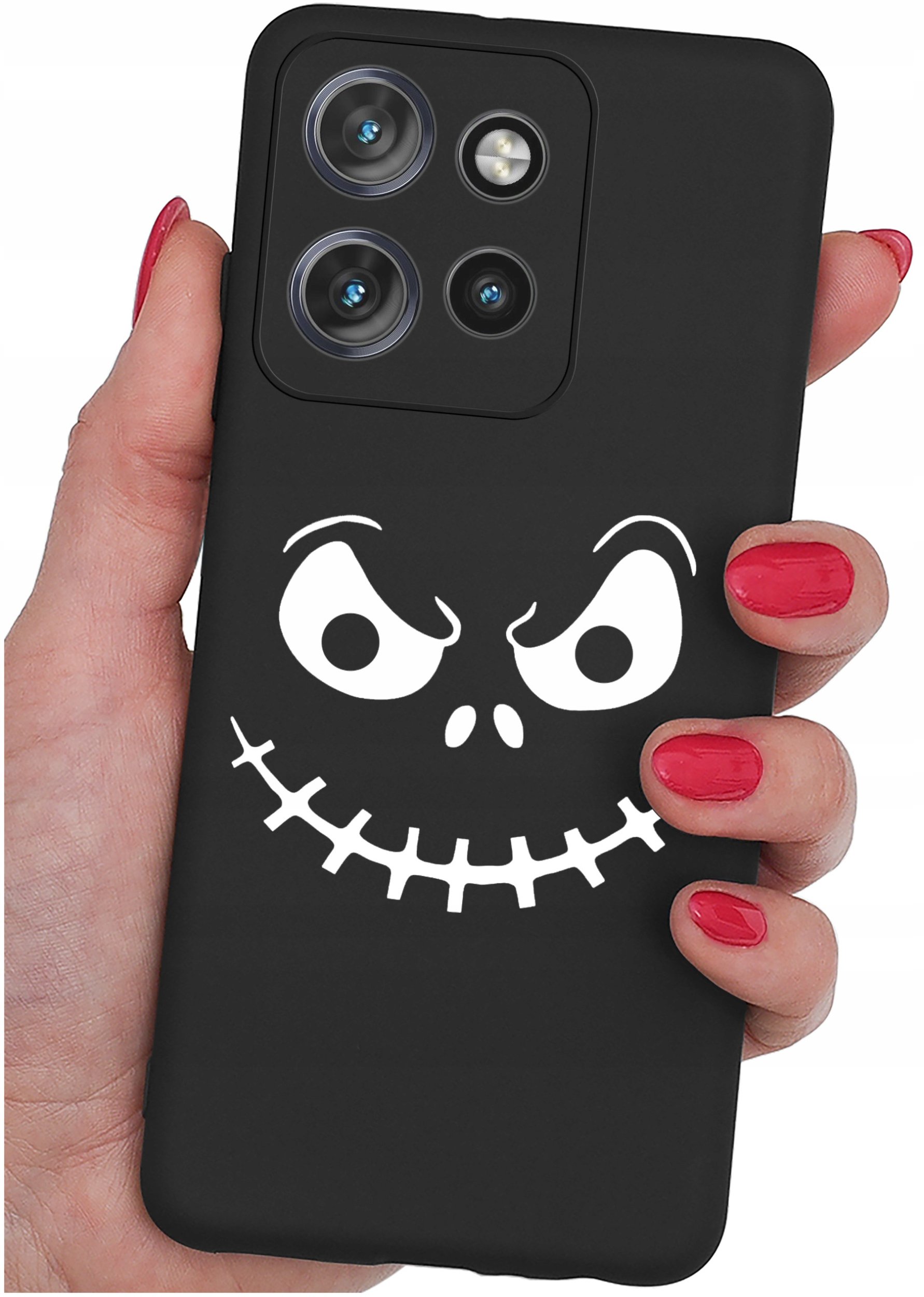 Etui do Motorola Moto EDGE 50 Neo WZORY |SILIKONOWE MATT CASE + SZKŁO 9H