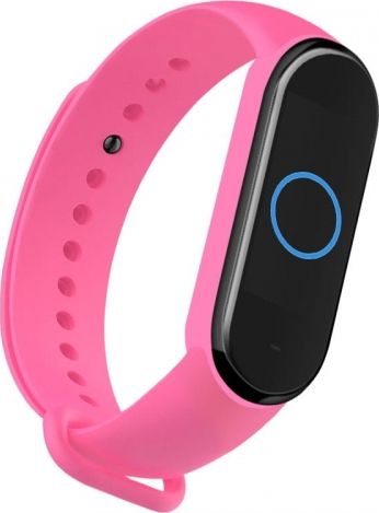 Hurtel Opaska Xiaomi Mi Band 5 Silikonowa Różowa