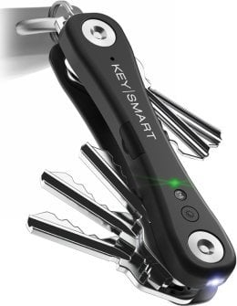 STATIK KeySmart Find My Key - organizer do kluczy z lokalizatorem kompatybilny z Apple Find My (black)