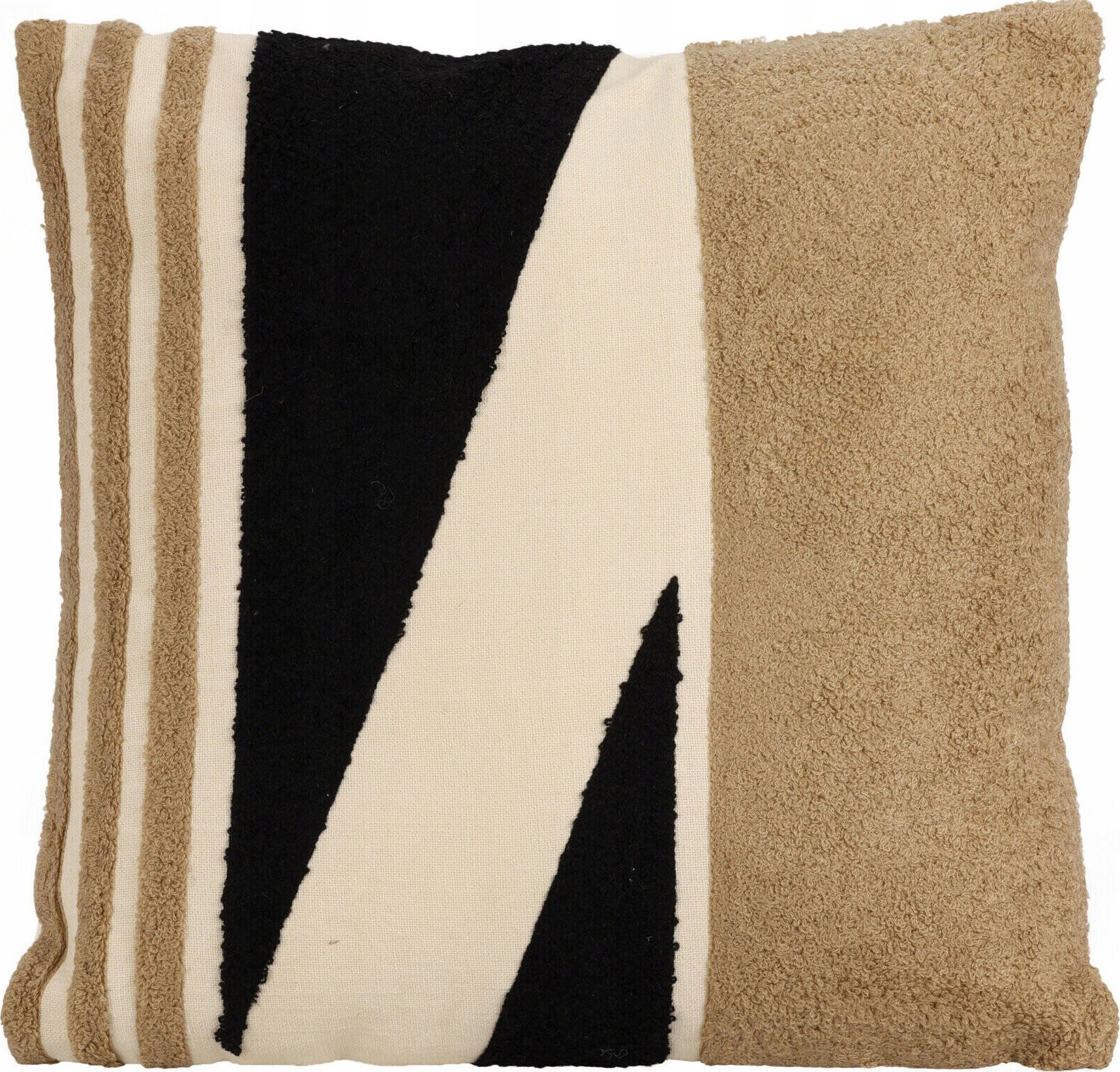 Ozdobna poduszka w geometryczny wzór, 45 x 45 cm