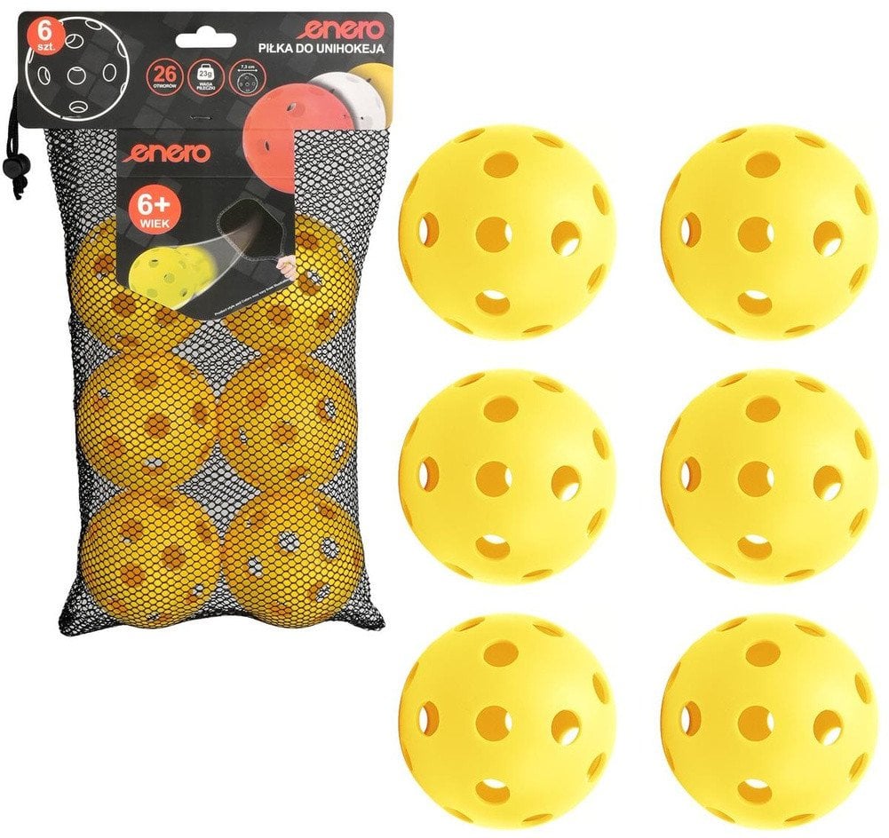 PIŁKA UNIHOC MECZOWA ŻÓŁTA ENERO 6SZT