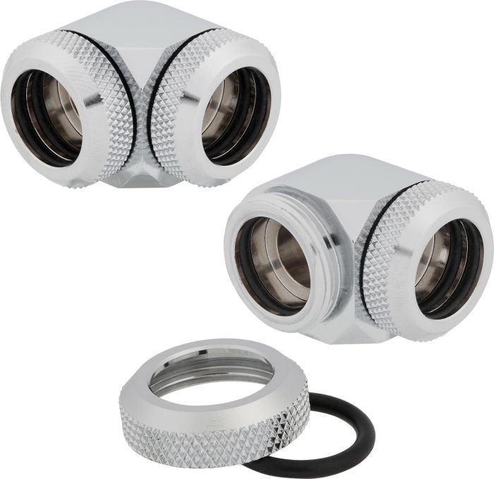 Corsair Corsair Hydro X Series XF Hardline Adapter 90 Grad 14mm AD auf 1