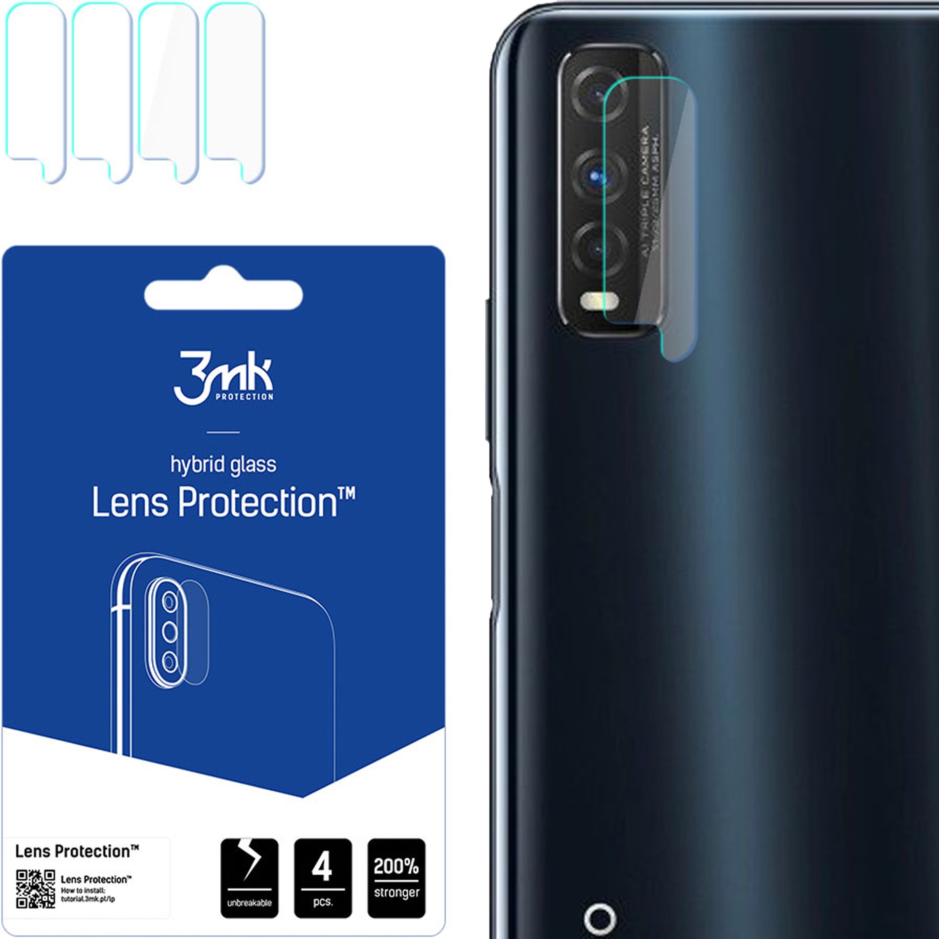 VIVO IQOO U1 - 3MK LENS PROTECTION