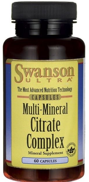Swanson Multi Mineral Citrate Complex 60 kapsułek