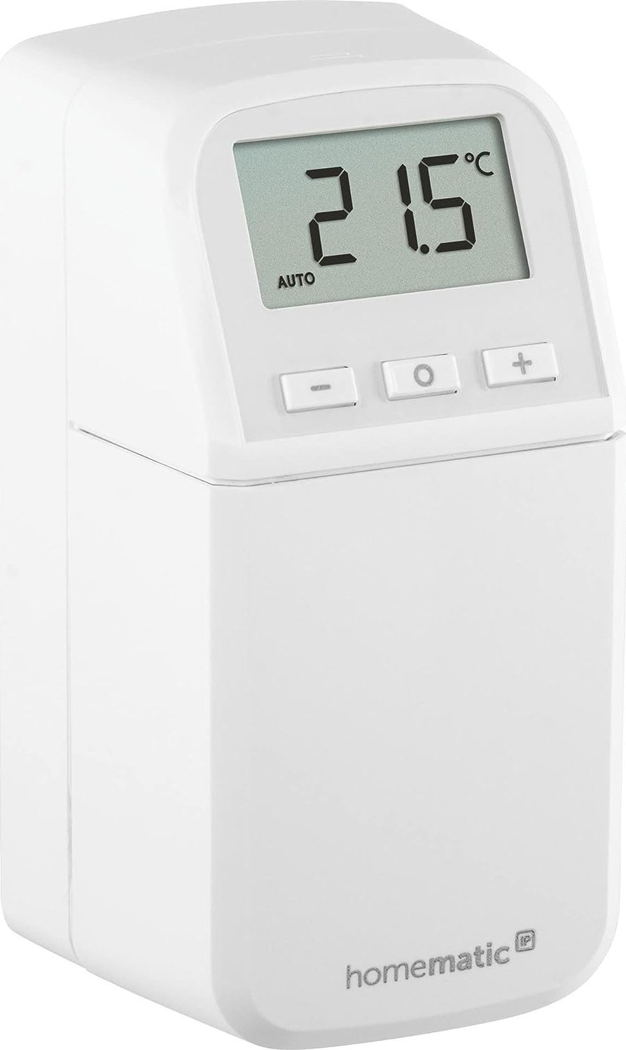 HomeMatic IP Homematic IP radiator thermostat - compact plus (HmIP-eTRV-CL), heating thermostat (white)
