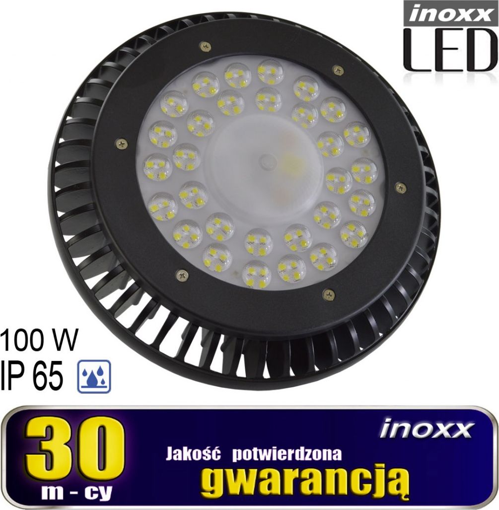 Nvox Lampa przemysłowa led ip65 100w high bay ufo 12 000lm 4000k neutralna