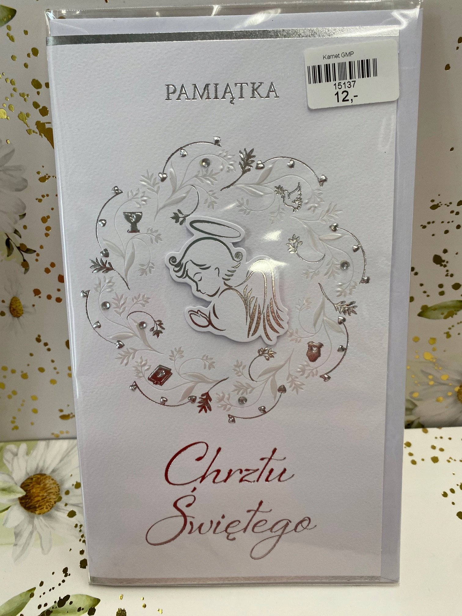 Kartki karnet GMP-48 Chrzest Święty