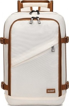 Plecak turystyczny Kono Mały Biały Plecak Ryanair WizzAir 40x20x25 20L Expander