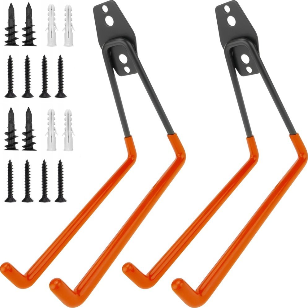 ER4 2X UCHWYT WIESZAK HAK ŚCIENNY NA ROWER DRABINY NARZĘDZIA