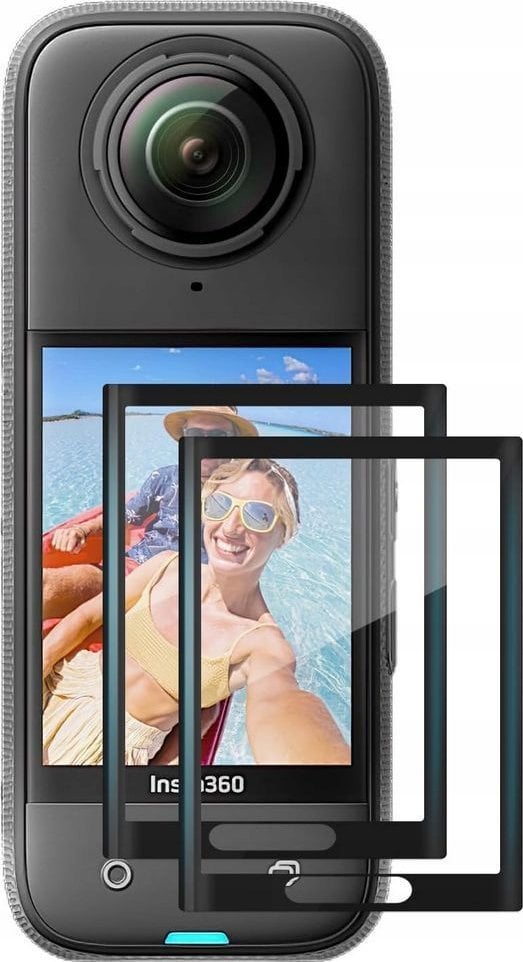 SunnyLife 2x Szkło Hartowane Osłona Ochrona Na Ekran Lcd Do Insta 360 Insta360 X4 / X 4 / Ist-bhm799-2