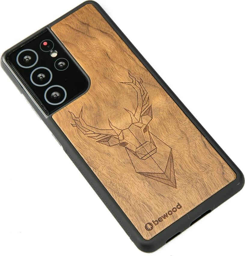 BeWood Drewniane Etui Samsung Galaxy S21 Ultra JELEŃ IMBUIA