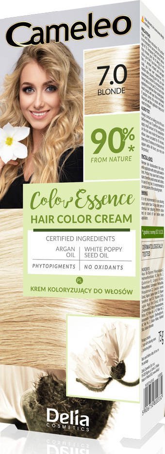 DELIA COSMETICS Cameleo Color Essence Krem koloryzujący nr 7.0 - blonde 1op.