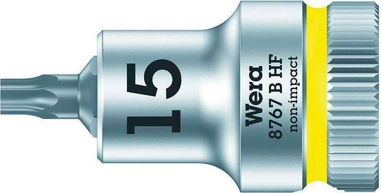 Wera Zestaw wkrętakowych końcówek wymiennych 3/8" Zyklop do śrub z gniazdem TORX, krótkich Wera