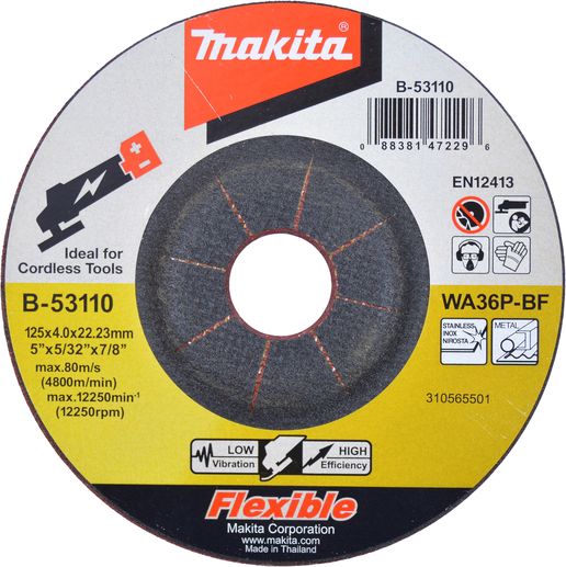 Makita Makita tarcza szlifierska elastyczna 125x22mm (B-53110)