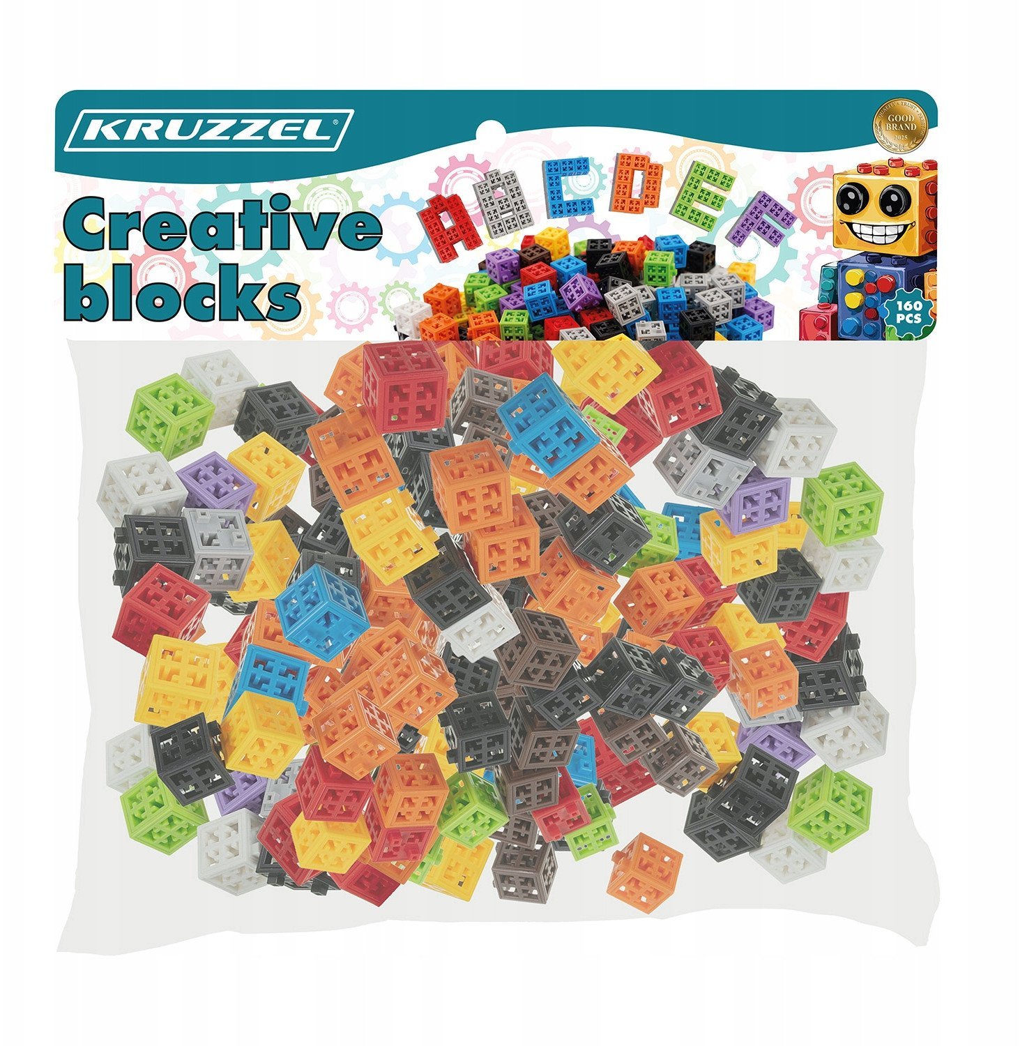 Klocki kreatywne 160szt. Kruzzel 26377