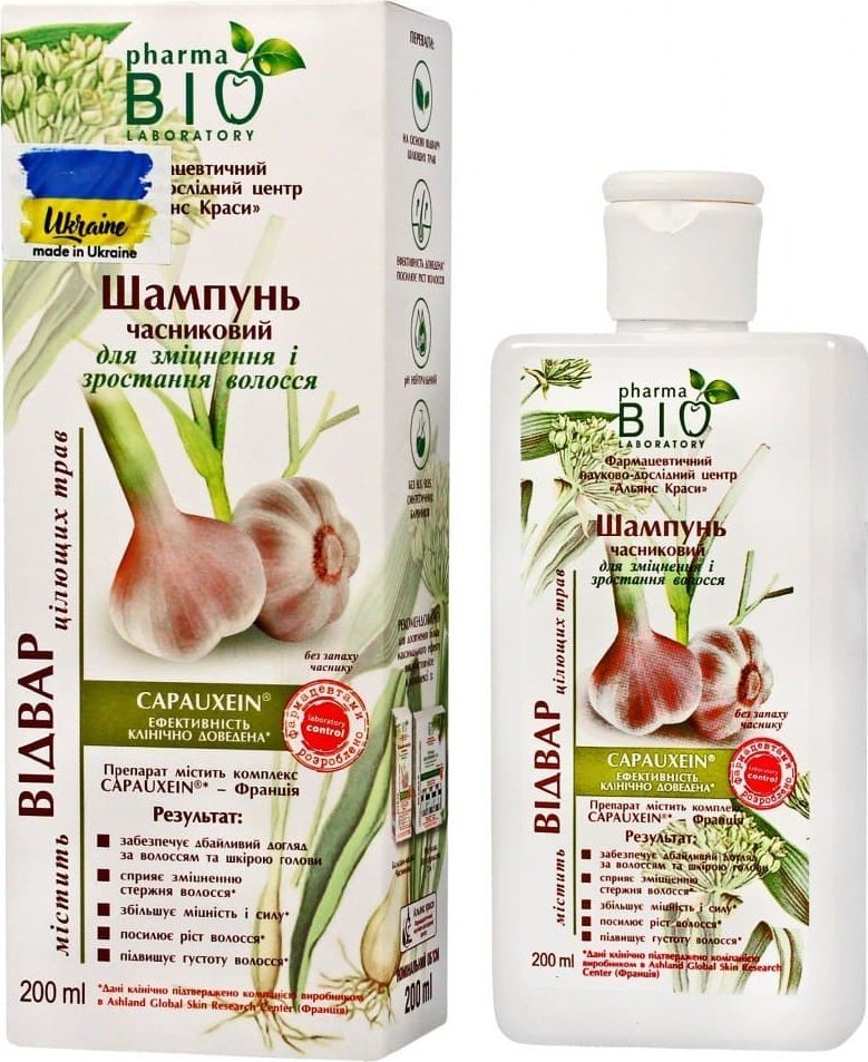 ENERGY OF VITAMINS Bio Pharma Laboratory Bio Szampon czosnkowy wzmacniający i stymulujący wzrost włosów 200ml