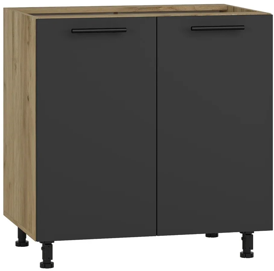 Szafka kuchenna stojąca 80 VENTO D-80/82 antracyt HALMAR