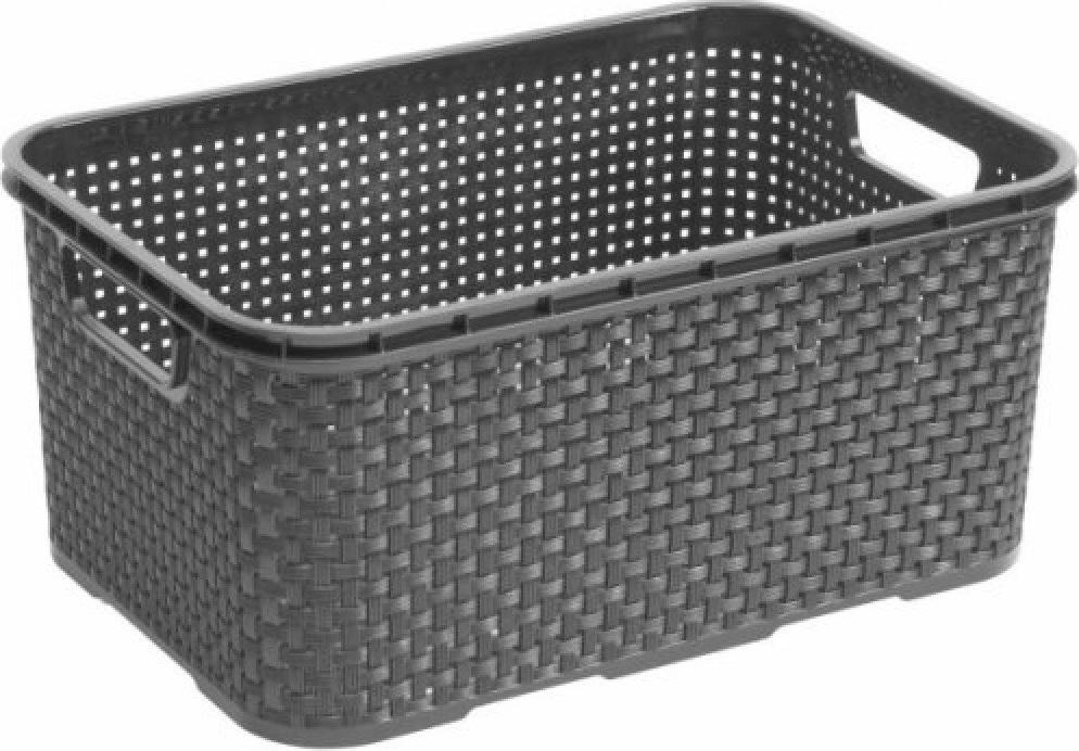 Branq Koszyk rattanowy 7L BranQ antracyt