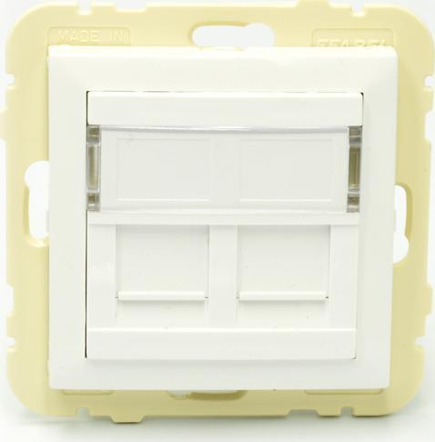 Efapel EFAPEL LOGUS90 ELEMENT CENTRALNY DO GNIAZDA TELEFONICZNEGO/KOMPUTEROWEGO BIAŁY 90442 SBR