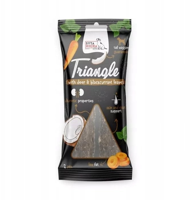 Syta Micha Trójkąt - Jeleń z liśćmi czarnej porzeczki 2 szt.