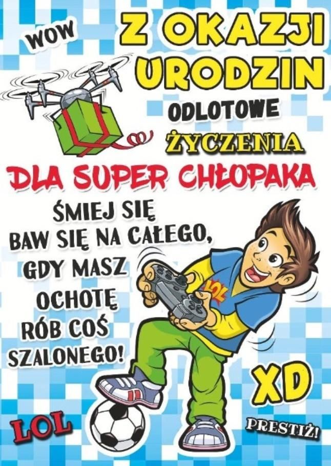 Stamp Karnet Young B6 + koperta wzór nr 029 Urodziny