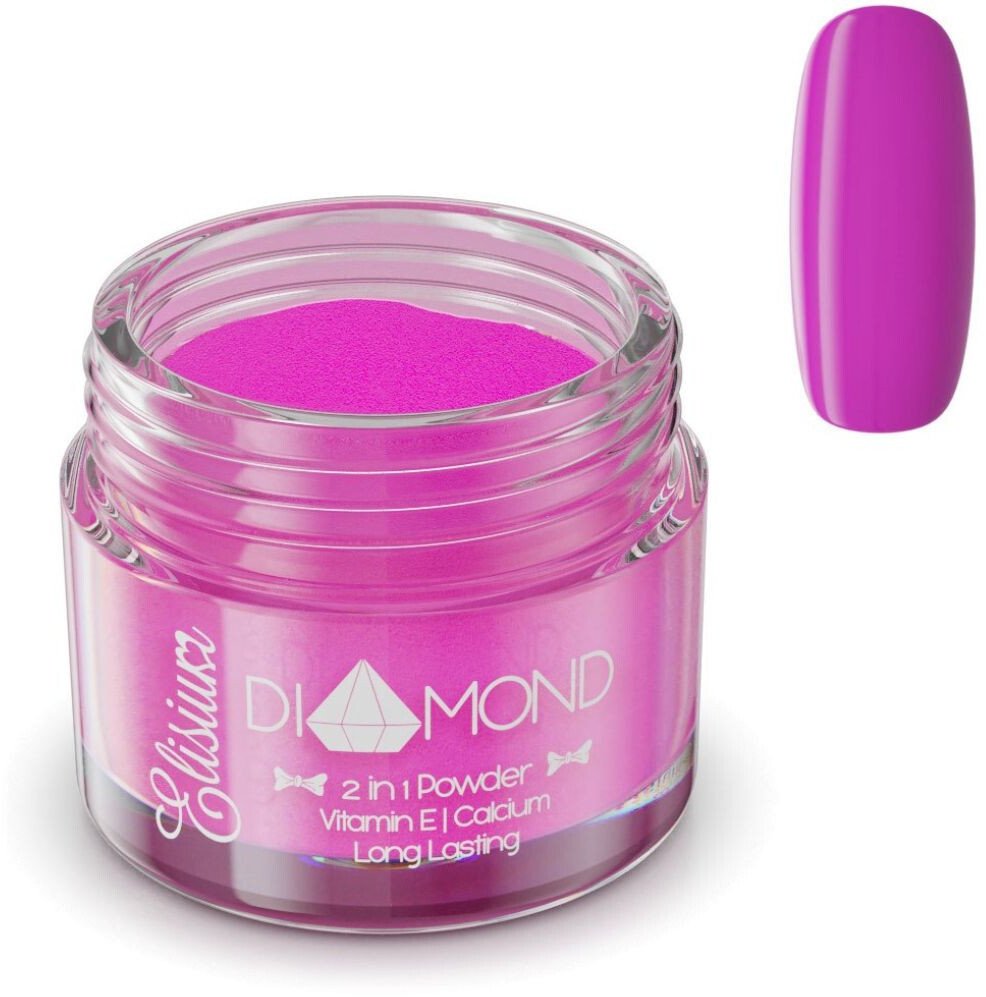 Elisium Diamond 2in1 Powder proszek do manicure tytanowego DV405 Traffic Violet 23g