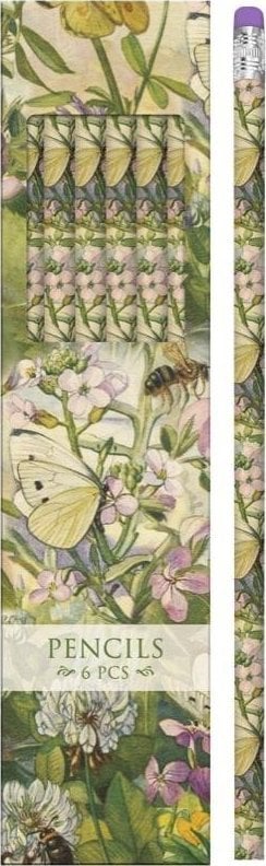 Ołówki ozdobne STPEN26 łąka - zestaw 6 sztuk