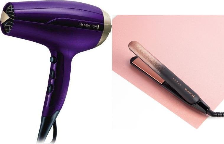 Suszarka Remington D5219 + Prostownica Remington S5305