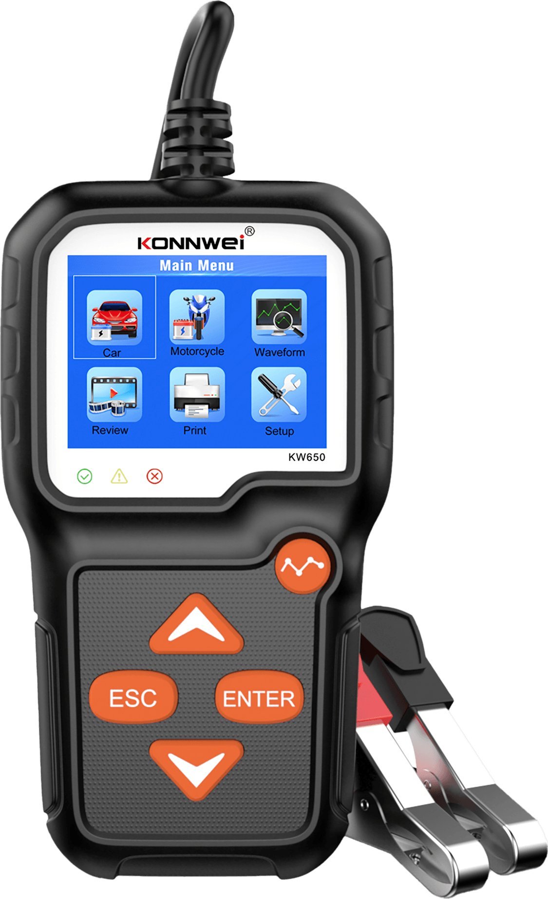 Konnwei Miernik (tester) akumulatorów KW650