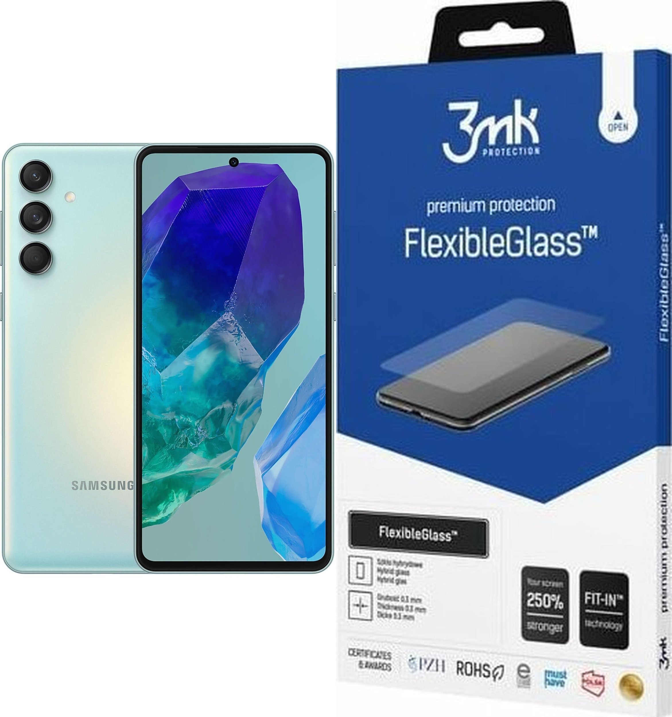 Smartfon Samsung Galaxy M55 5G 8/128GB Zielony (SM-M556ELG) + FlexibleGlass