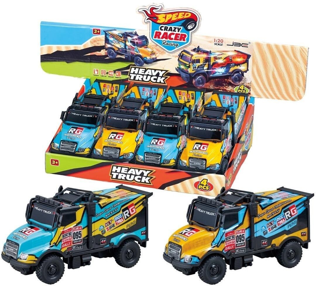 Ciężarówka rajdowa z dźwiękiem