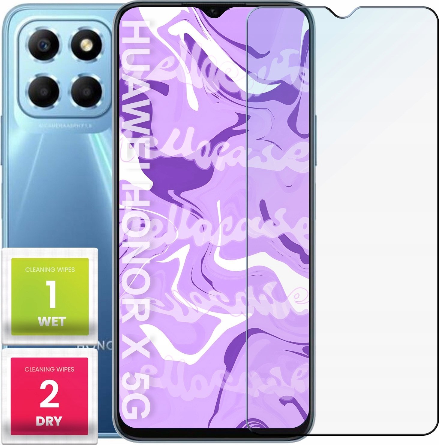 Hello Case Szkło Hartowane do Huawei Honor X8 5g / Honor X6 / Honor 70 Lite (9H, 2.5D)