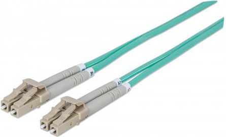 Intellinet Network Solutions Patchcord światłowodowy OM3 50/125 MM LC-LC Duplex 1m (750868)
