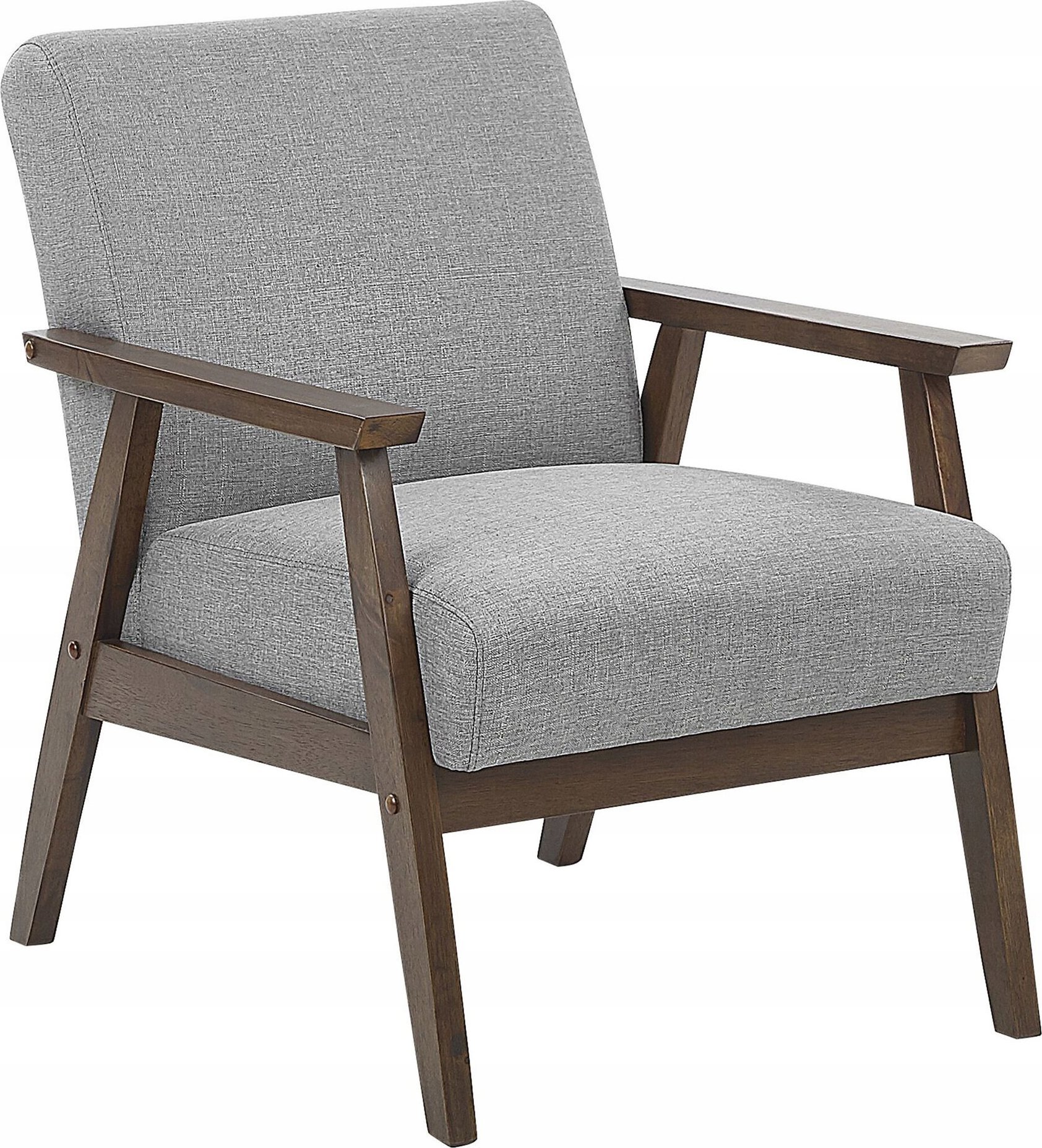 Beliani Fotel szary ASNES!