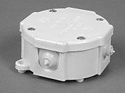 PAKPLAST Puszka natynkowa P-1 IP41 bez pierścienia okrągła P1BP 80X35 biała