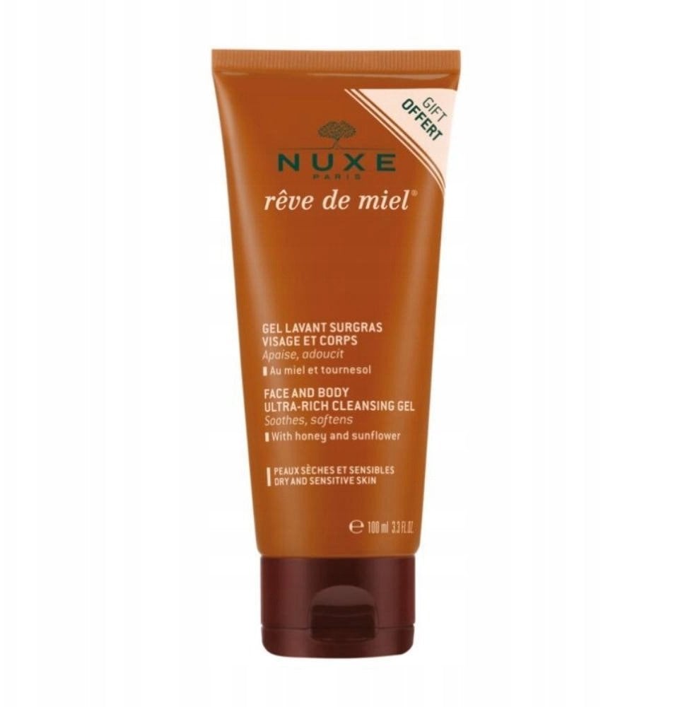 Nuxe, Reve de Miel Ultra Rich, Cleansing Gel, For Face, 100 ml For Women
