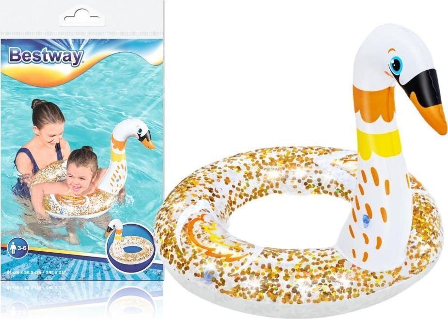 Bestway Koło Do Pływania Dla Dzieci Łabędź 61x61 cm