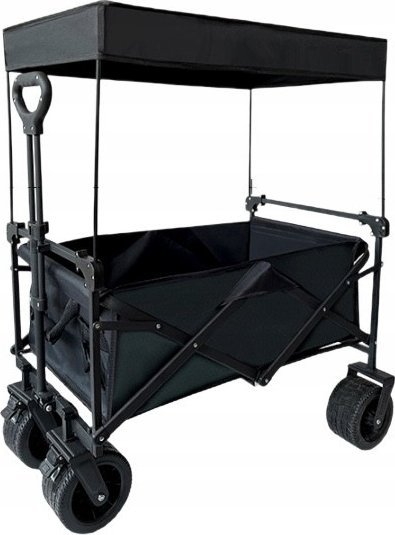 Wózek Na Kółkach Z Daszkiem Duży Turystyczny Przyczepka Kemping Plaża