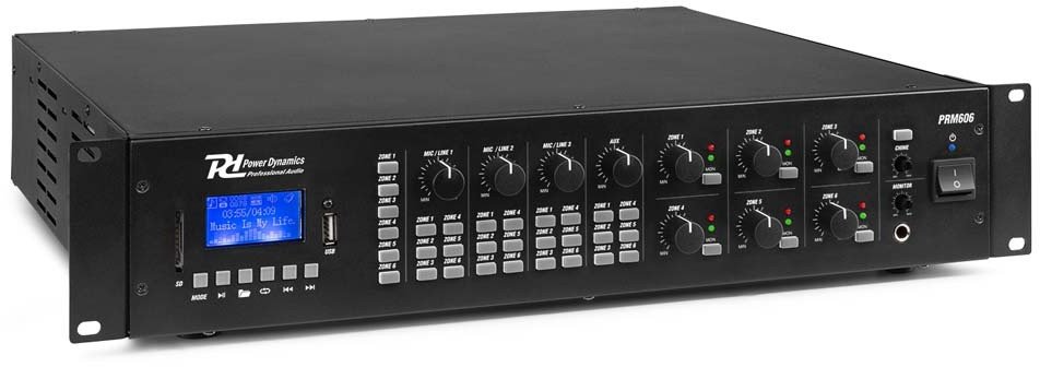 Wzmacniacz matrycowy 100V 6x 60W PRM606 Power Dynamics one size