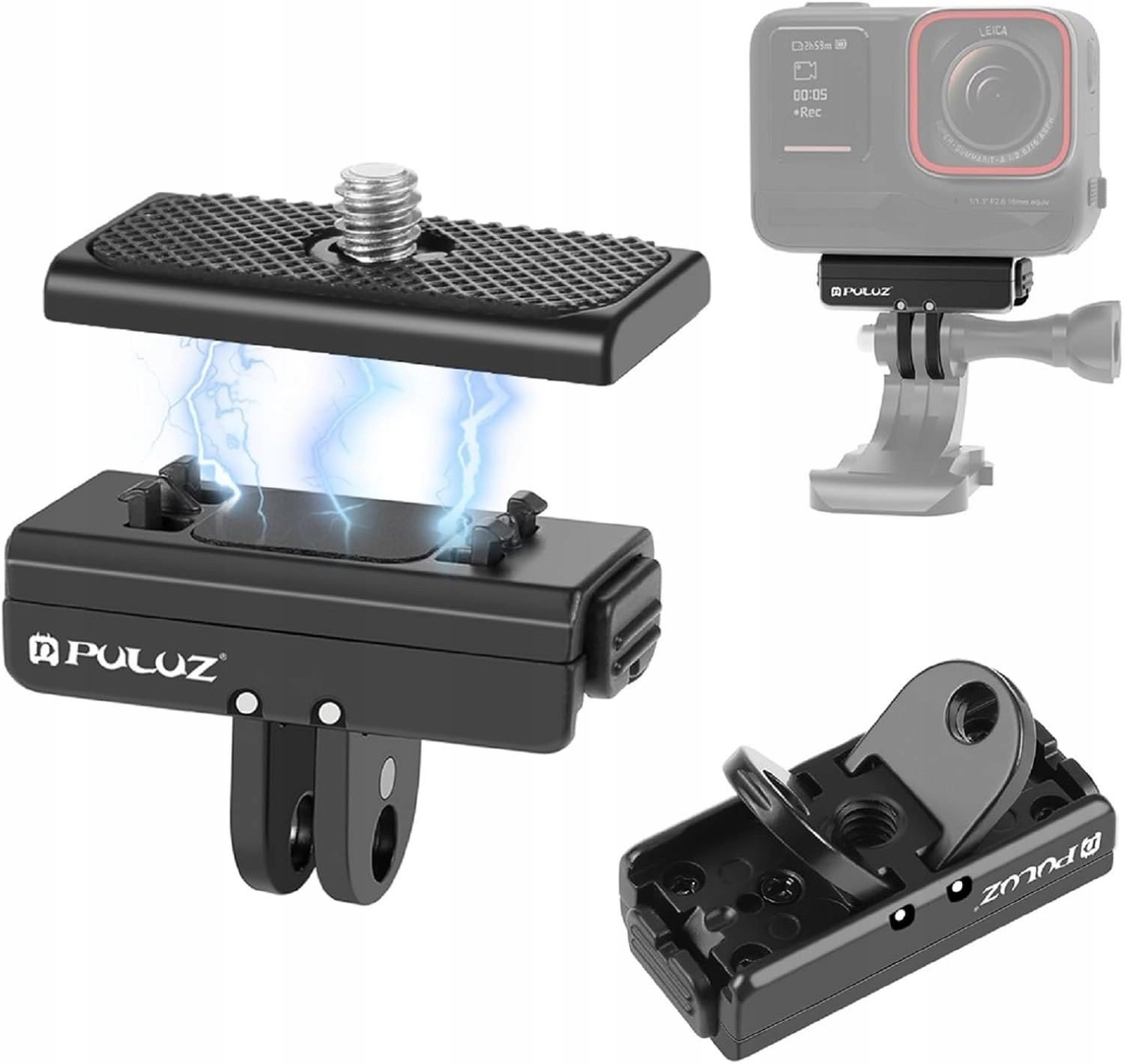 Mocowanie Szybkozłączka na GoPro 1/4" Uchwyt do Insta360 Ace Pro X4 / X3 / X2 X / PU965B